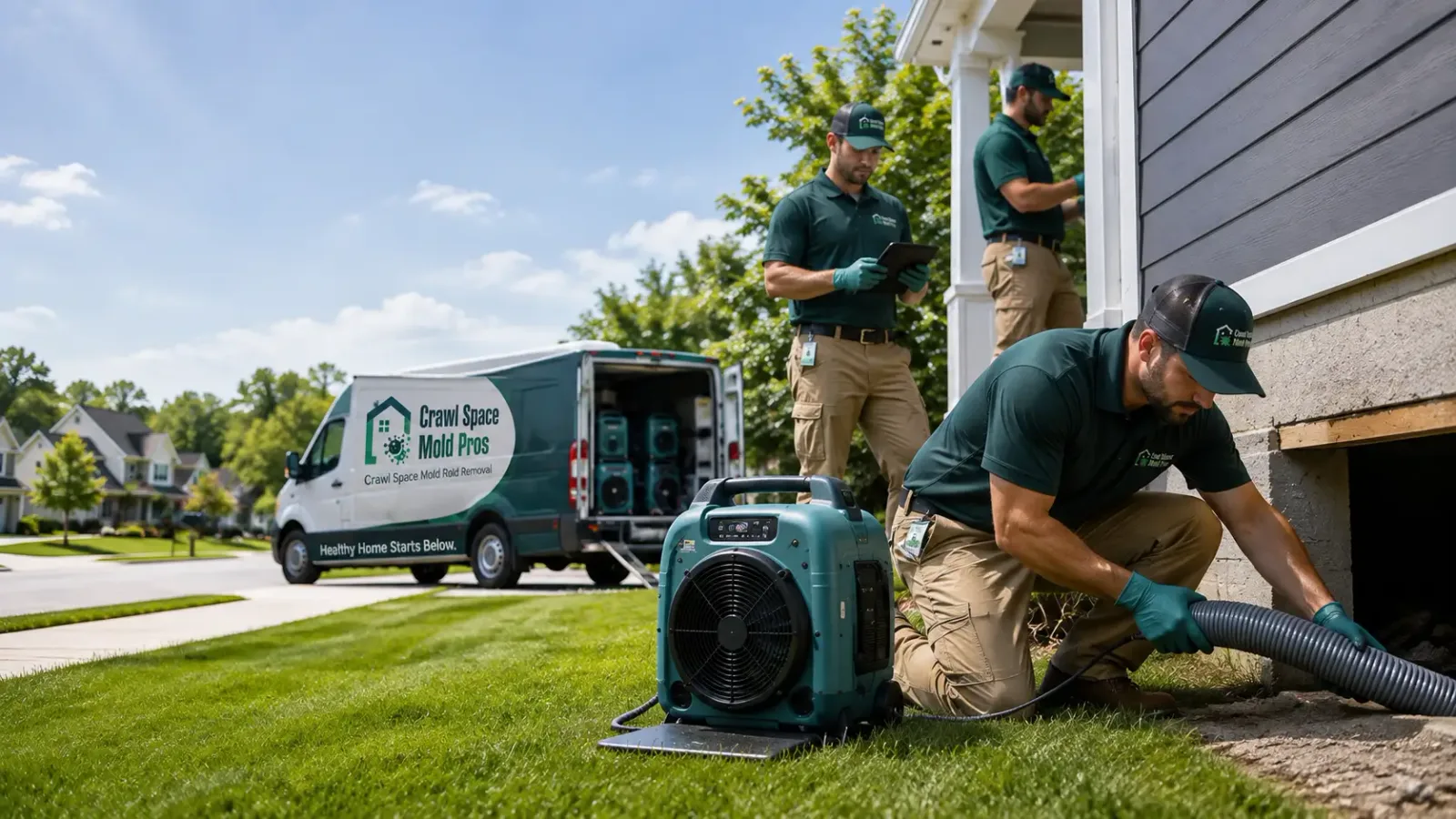 Crawl Space Mold Removal in Concord, NH